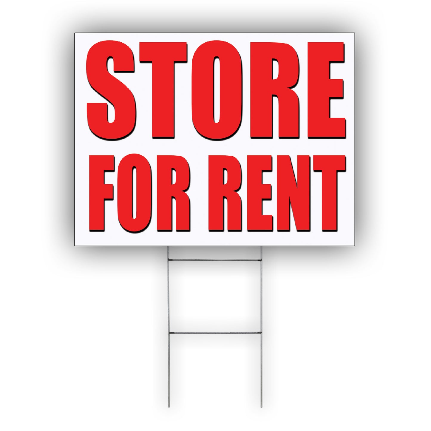 Store For Rent Coroplast Yard Sign
