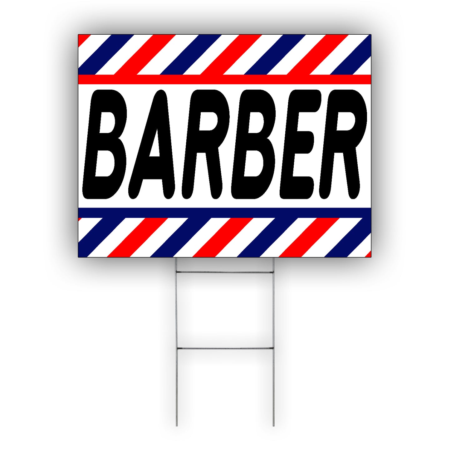 Barber Coroplast Yard Sign