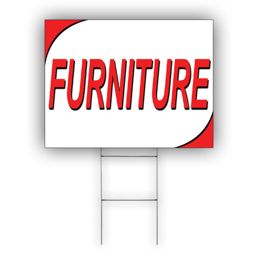 Furniture Coroplast Yard Sign