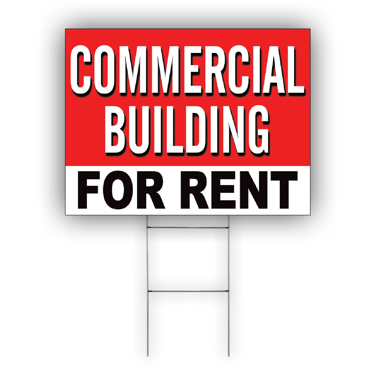 Commercial Building For Rent Coroplast Yard Sign