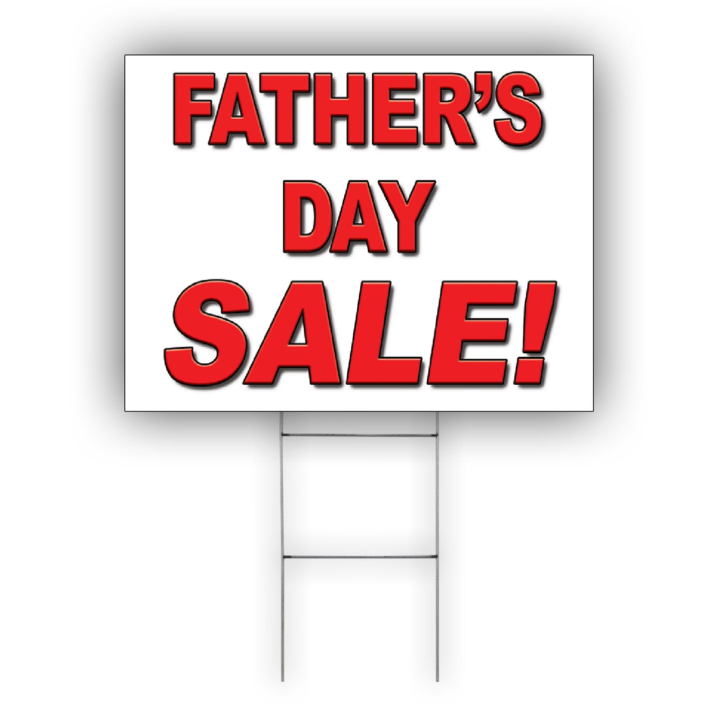 Father's Day Sale Coroplast Yard Sign