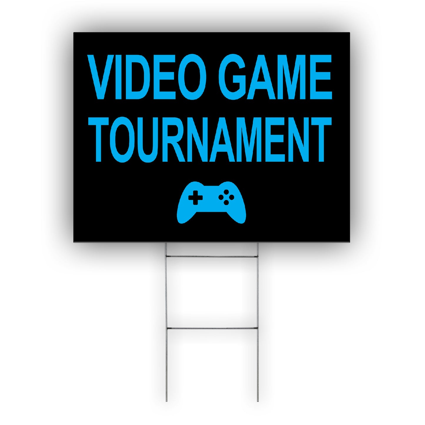 Video Game Tournament Coroplast Yard Sign