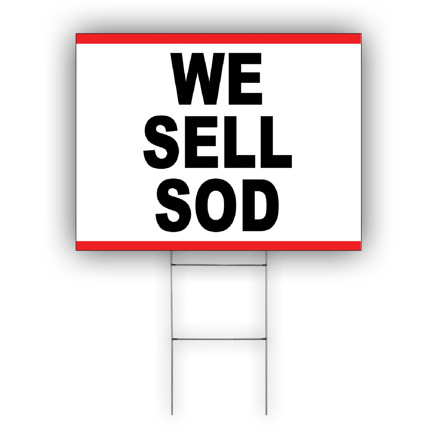 We Sell Sod Coroplast Yard Sign
