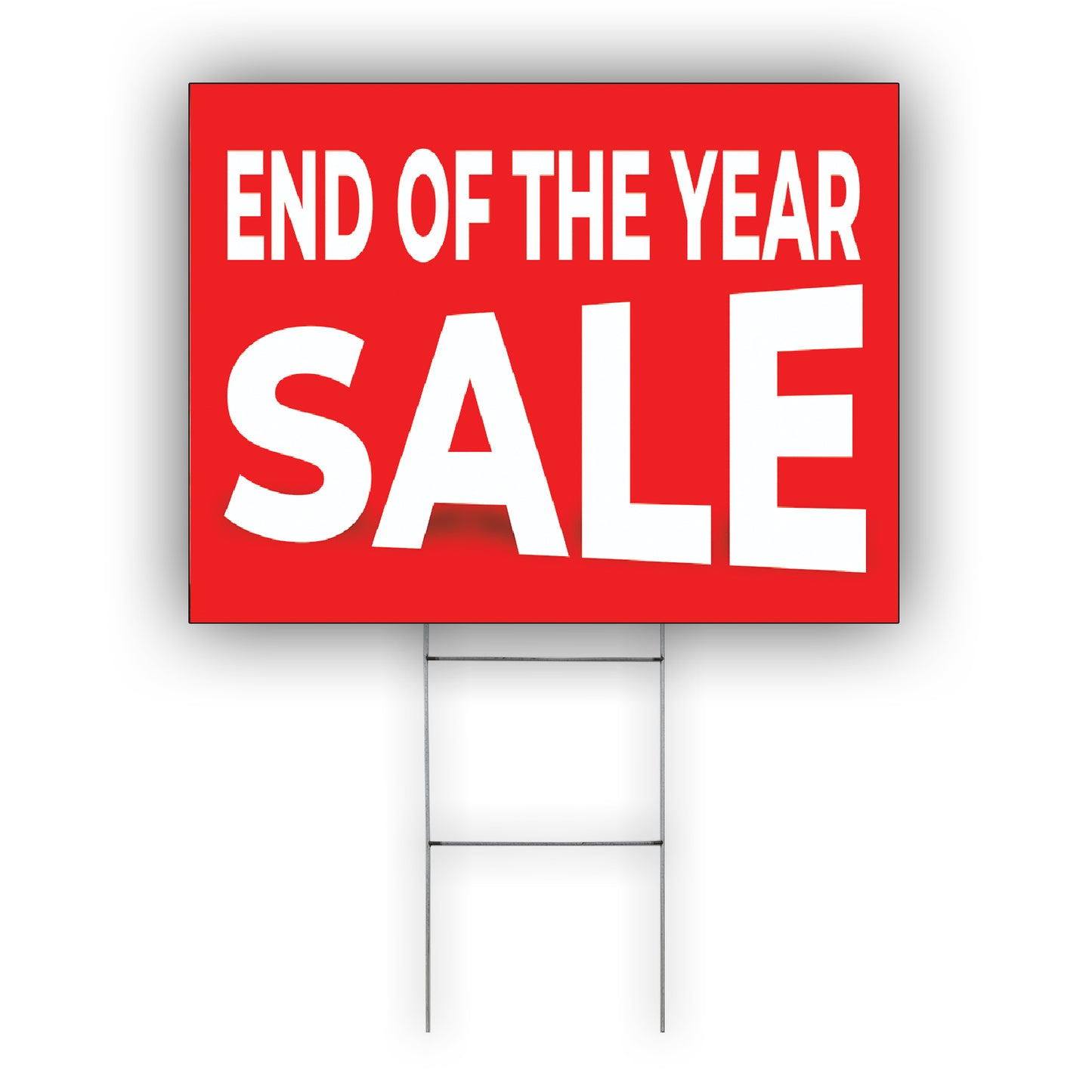 End Of The Year Sale Coroplast Yard Sign