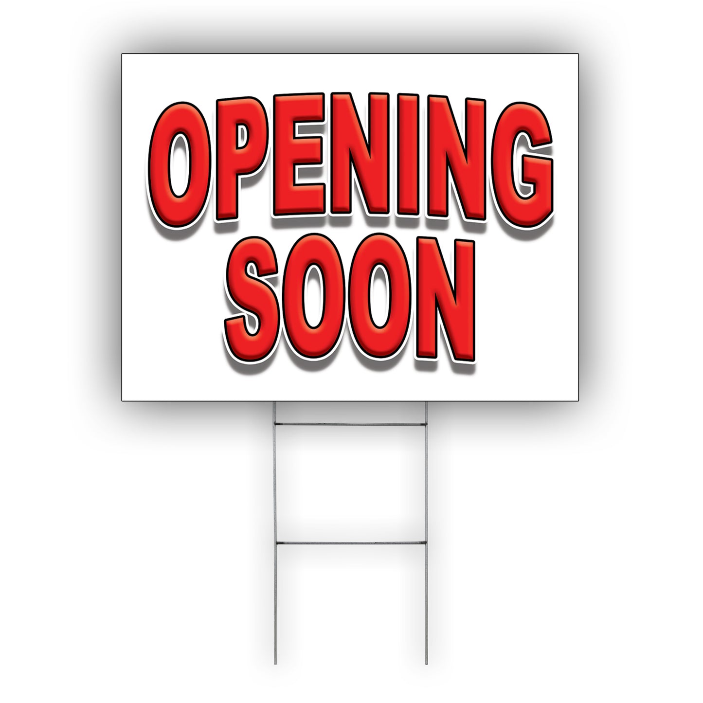 Opening Soon Coroplast Yard Sign