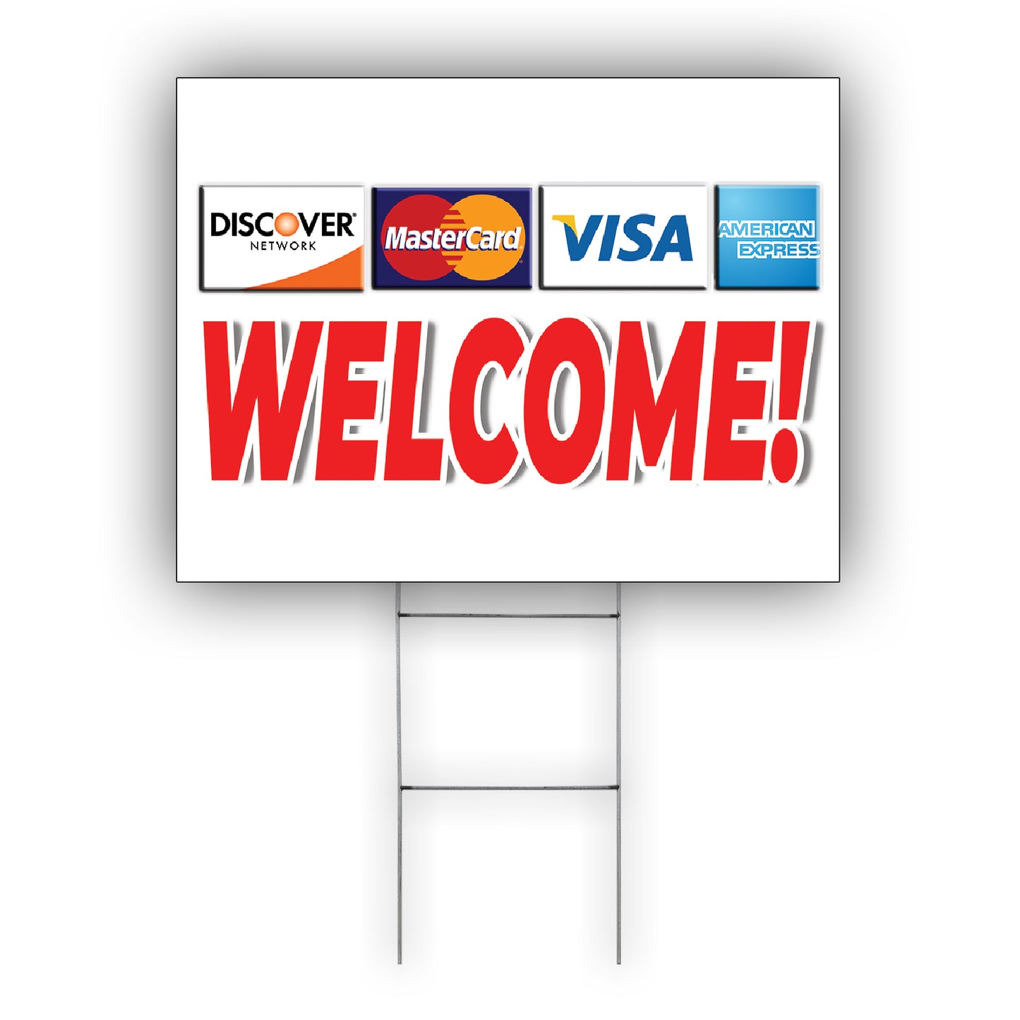 Welcome Coroplast Yard Sign