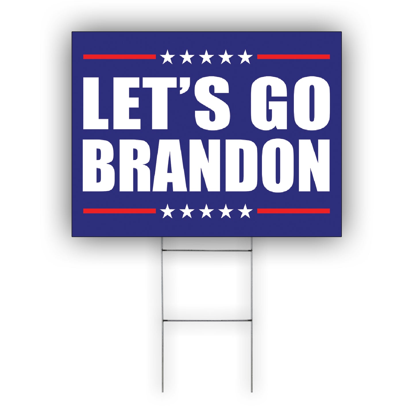 Let's go brandon coroplast yard sign