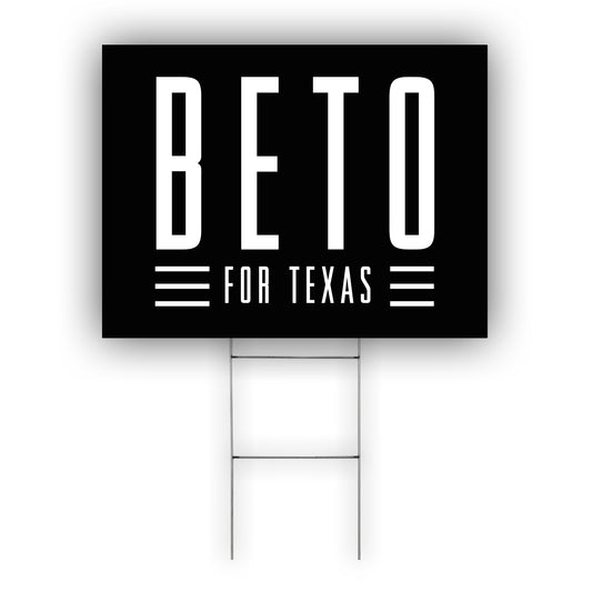 Beto For Texas Beto O'Rourke Coroplast Yard Sign