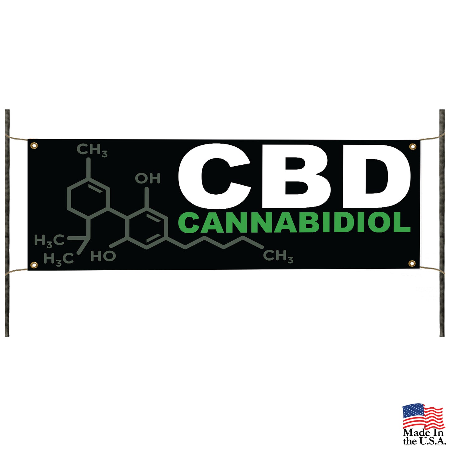 CBD Cannabidiol Vinyl Banner Sign
