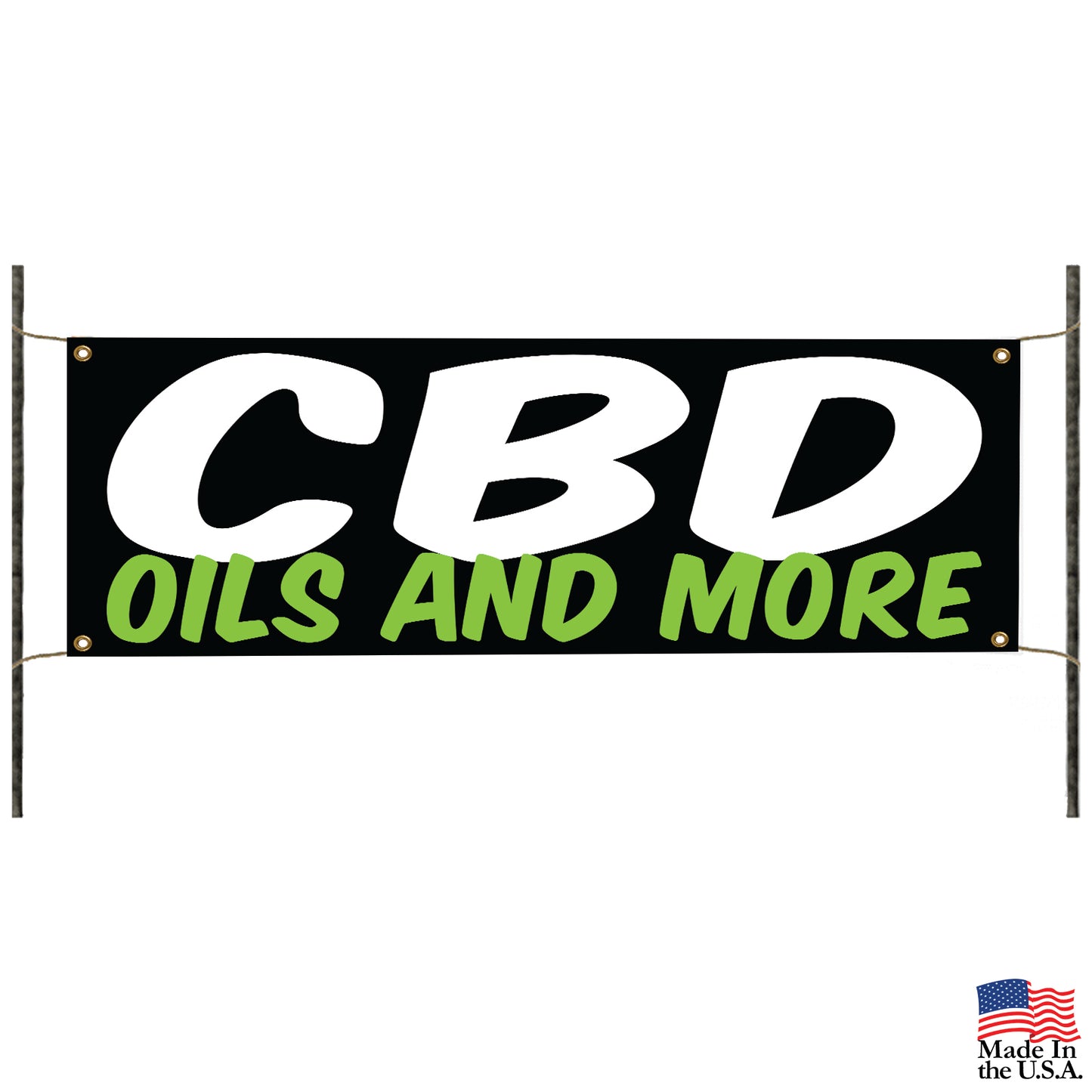 CBD Oils And More Vinyl Printed Banner Sign