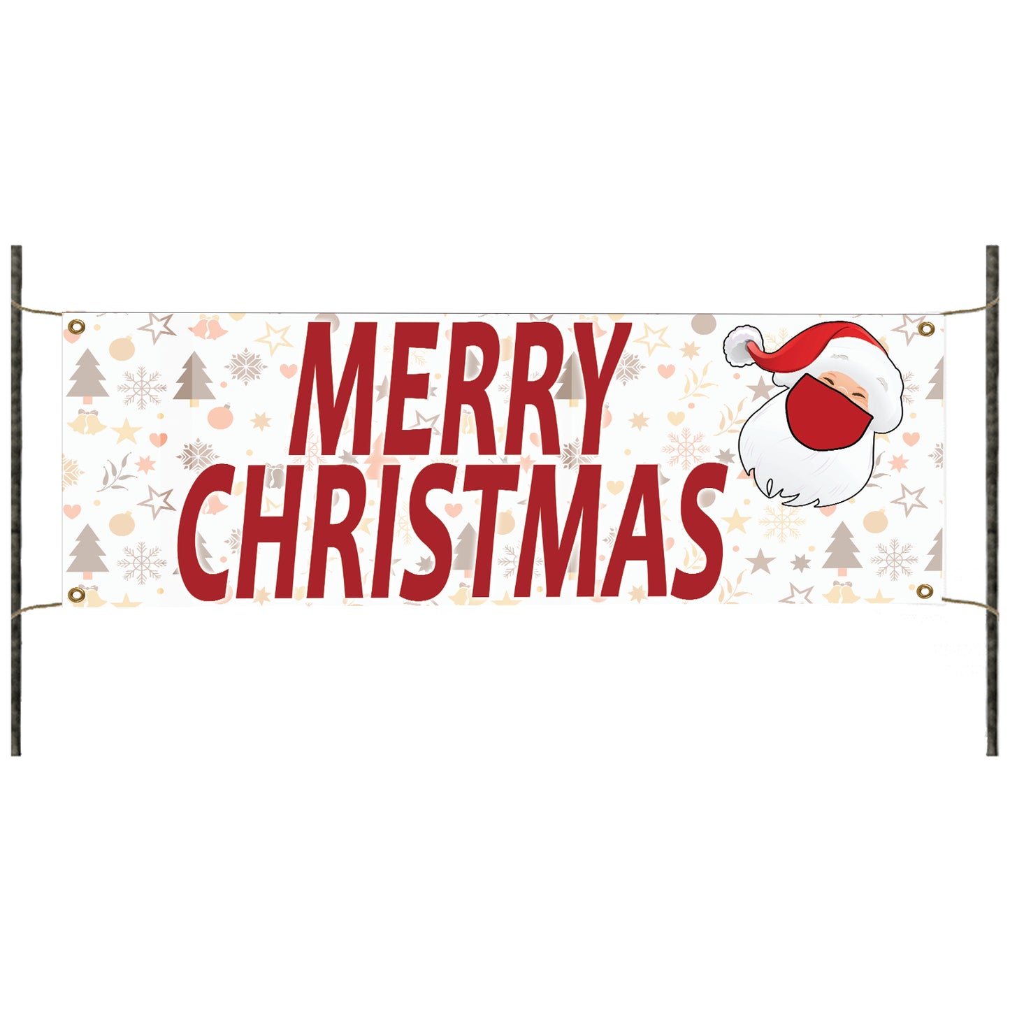 Merry Christmas vinyl printed banner sign