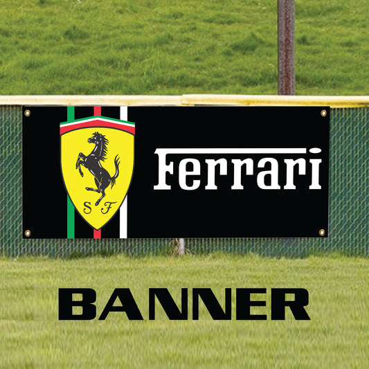 Ferrari vinyl printed banner sign