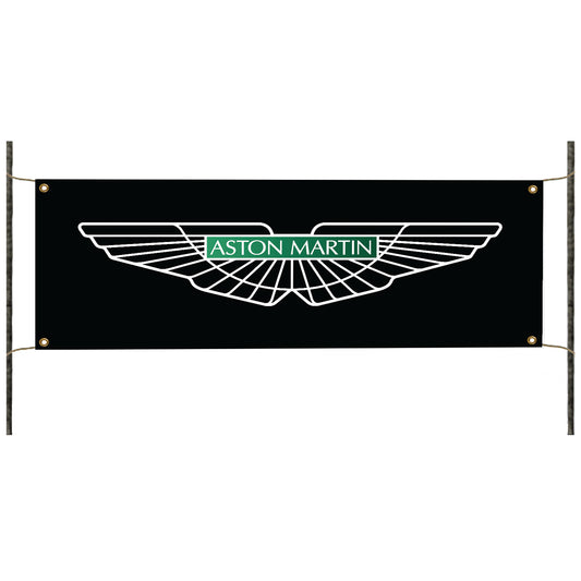 Aston martin vinyl printed banner sign