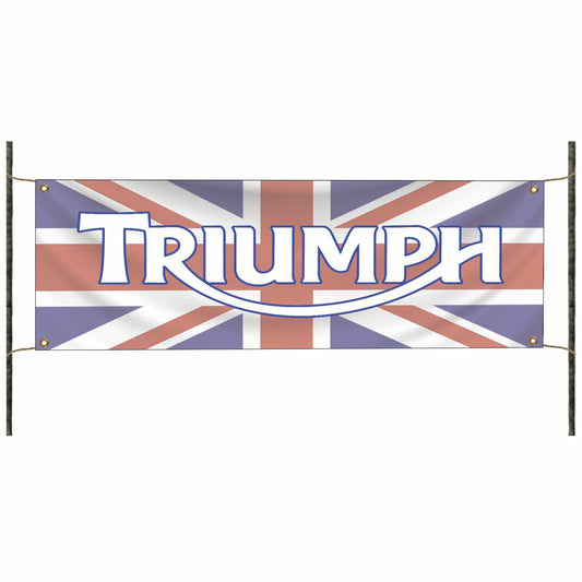 Triumph Bikes vinyl printed banner sign