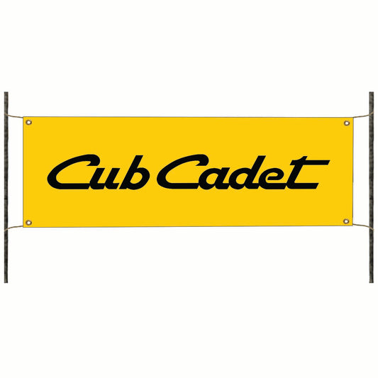 Cub cadet vinyl printed banner sign