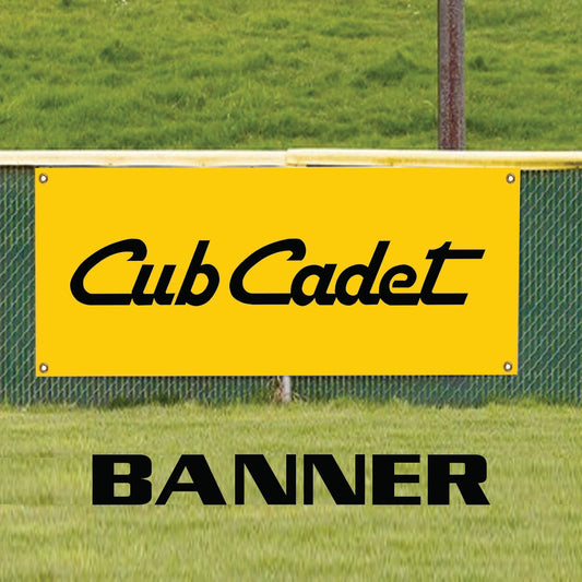 Cub cadet vinyl printed banner sign