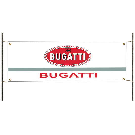 Bugatti vinyl printed banner sign