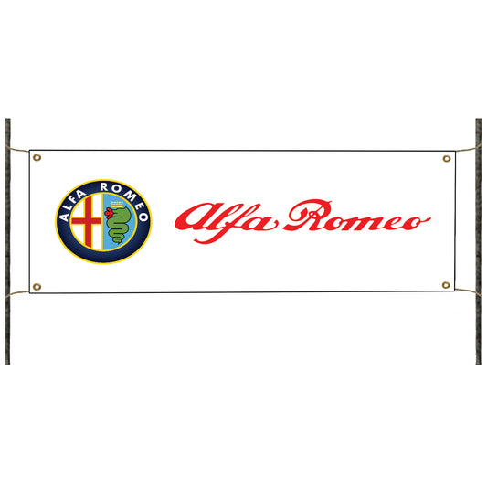 Alfa Romeo vinyl printed banner sign