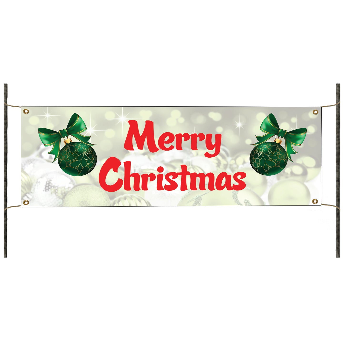 Merry Christmas vinyl printed banner sign