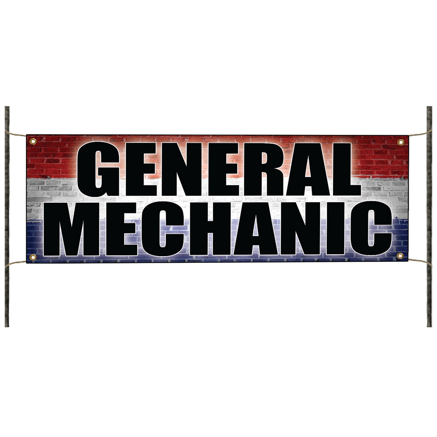 General mechanic vinyl printed banner sign