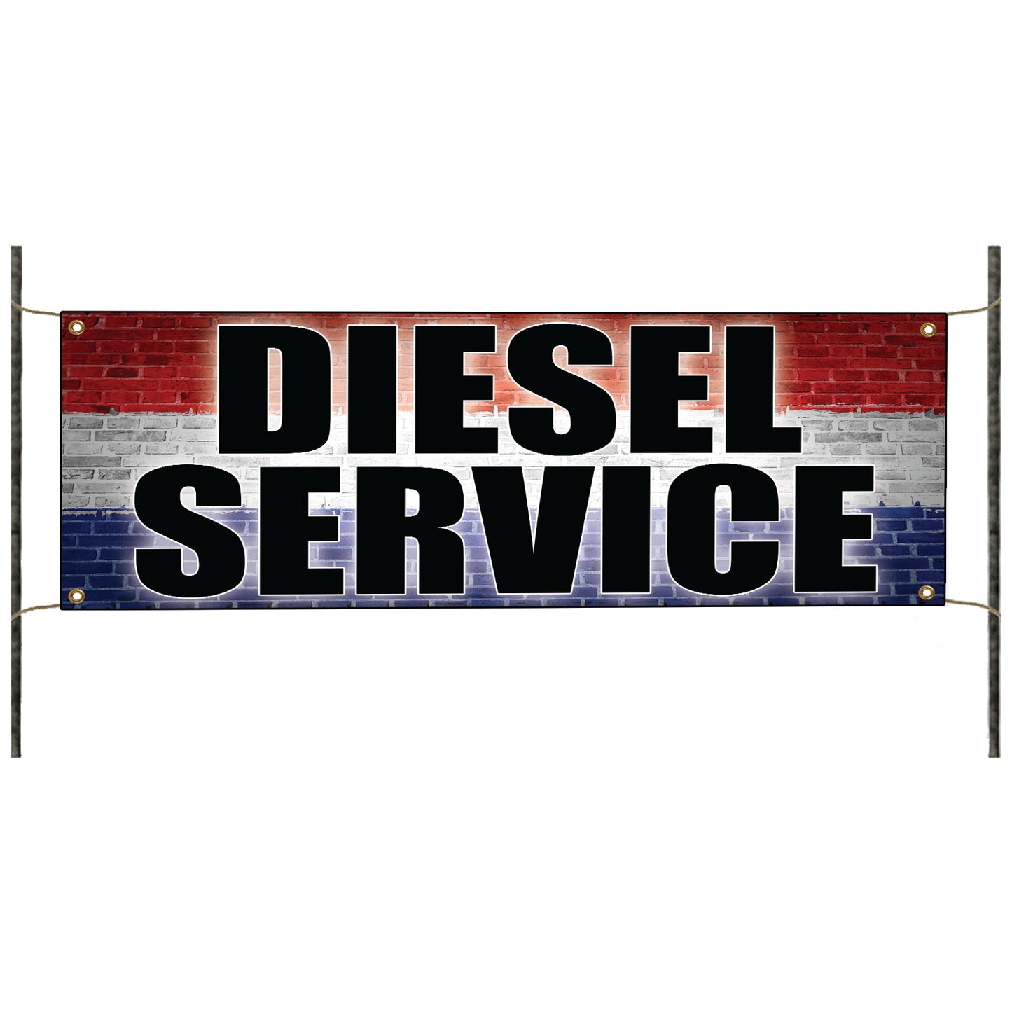 Diesel service vinyl printed banner sign