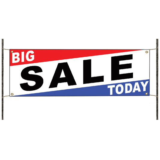 Big sale today vinyl printed banner sign