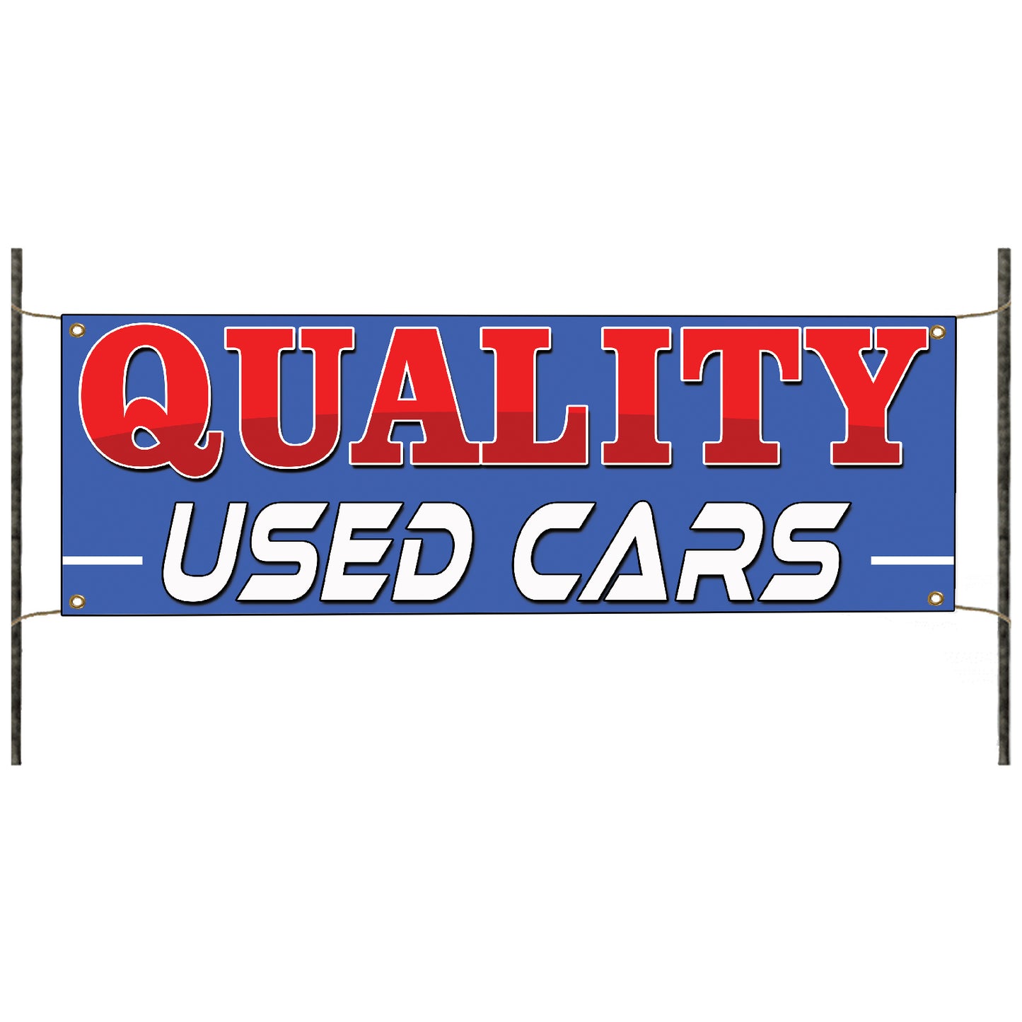 Quality used cars vinyl printed banner sign