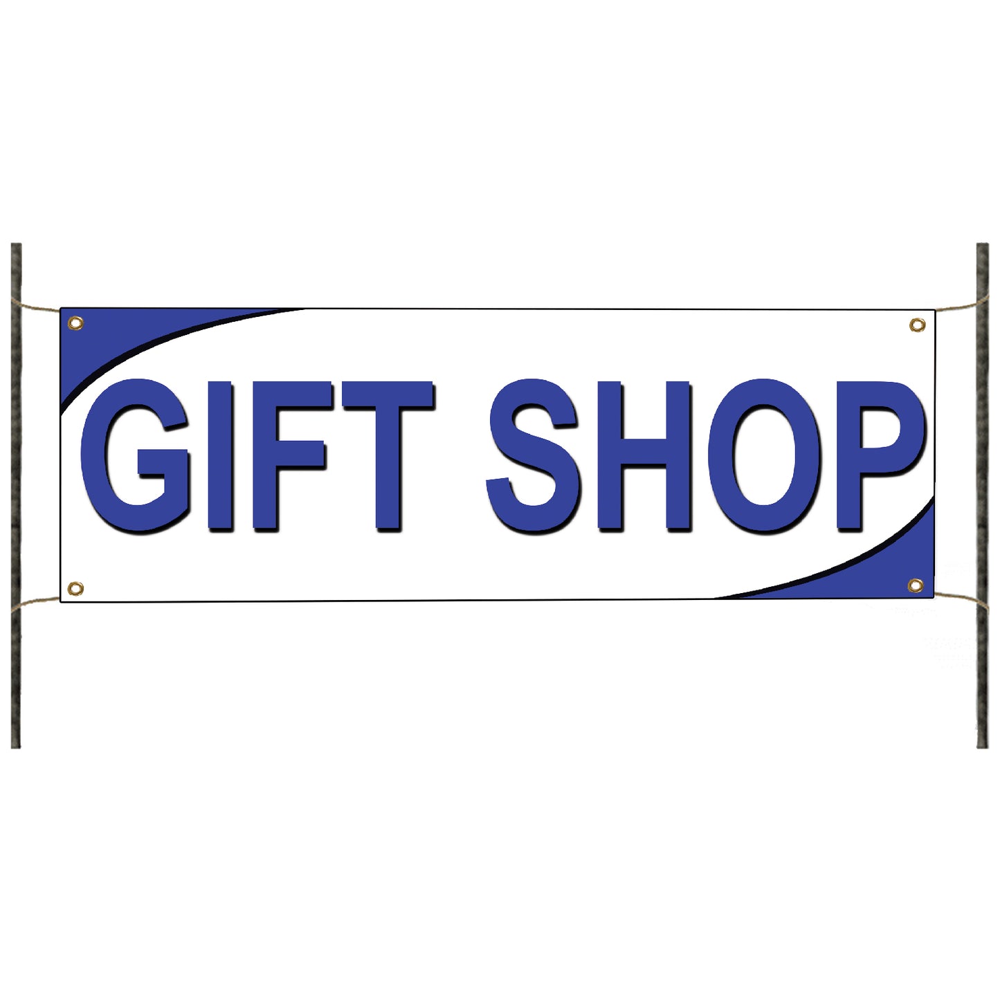 Gift shop vinyl printed banner sign