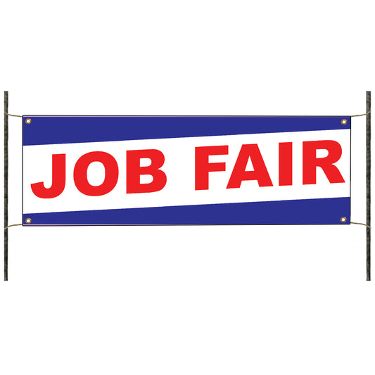Job fair vinyl printed banner sign