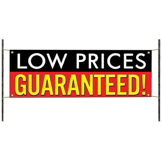 Low prices guaranteed vinyl printed banner sign