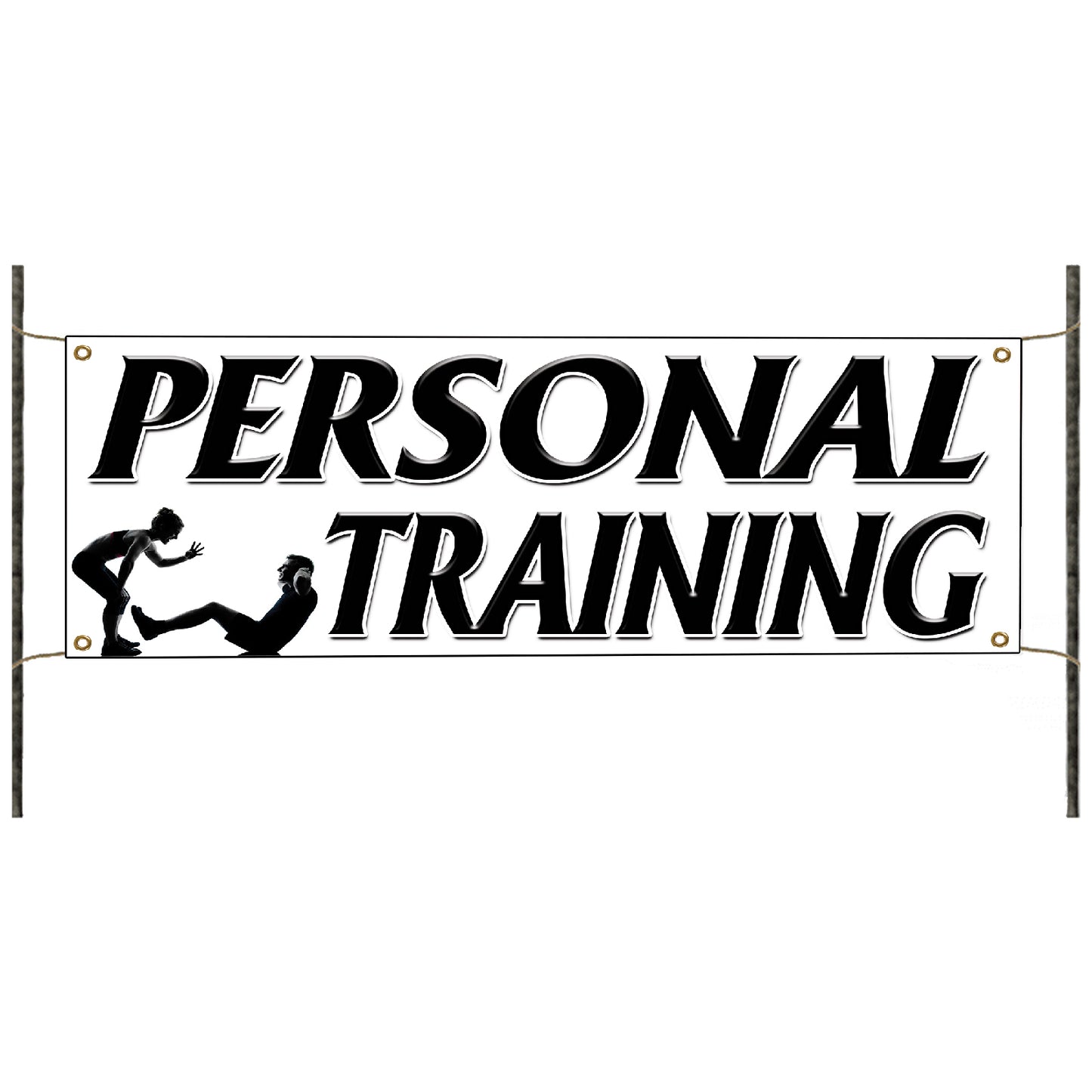 Personal training vinyl printed banner sign