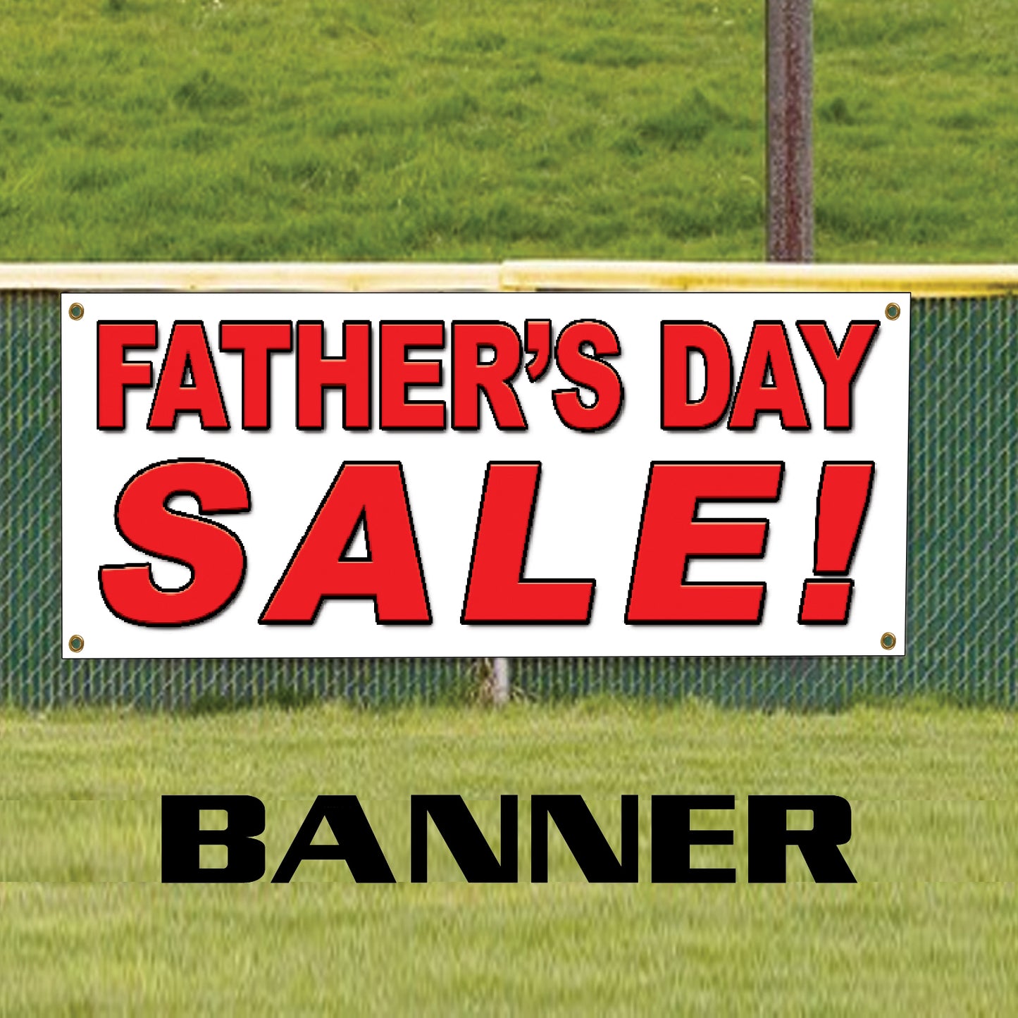 Father's day sale vinyl printed banner sign