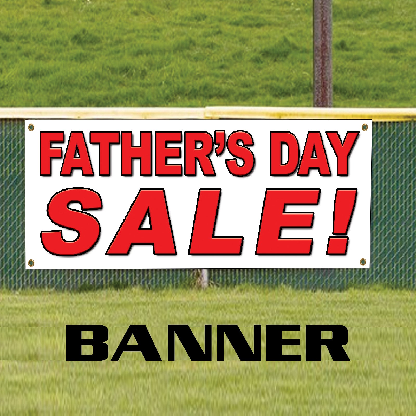 Father's day sale vinyl printed banner sign