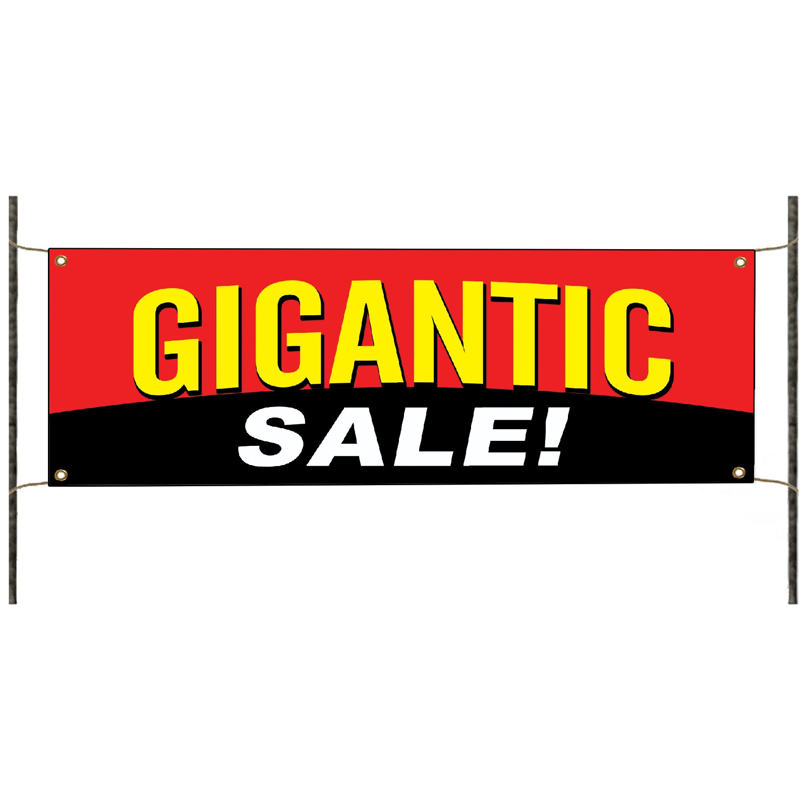 Gigantic sale vinyl printed banner sign