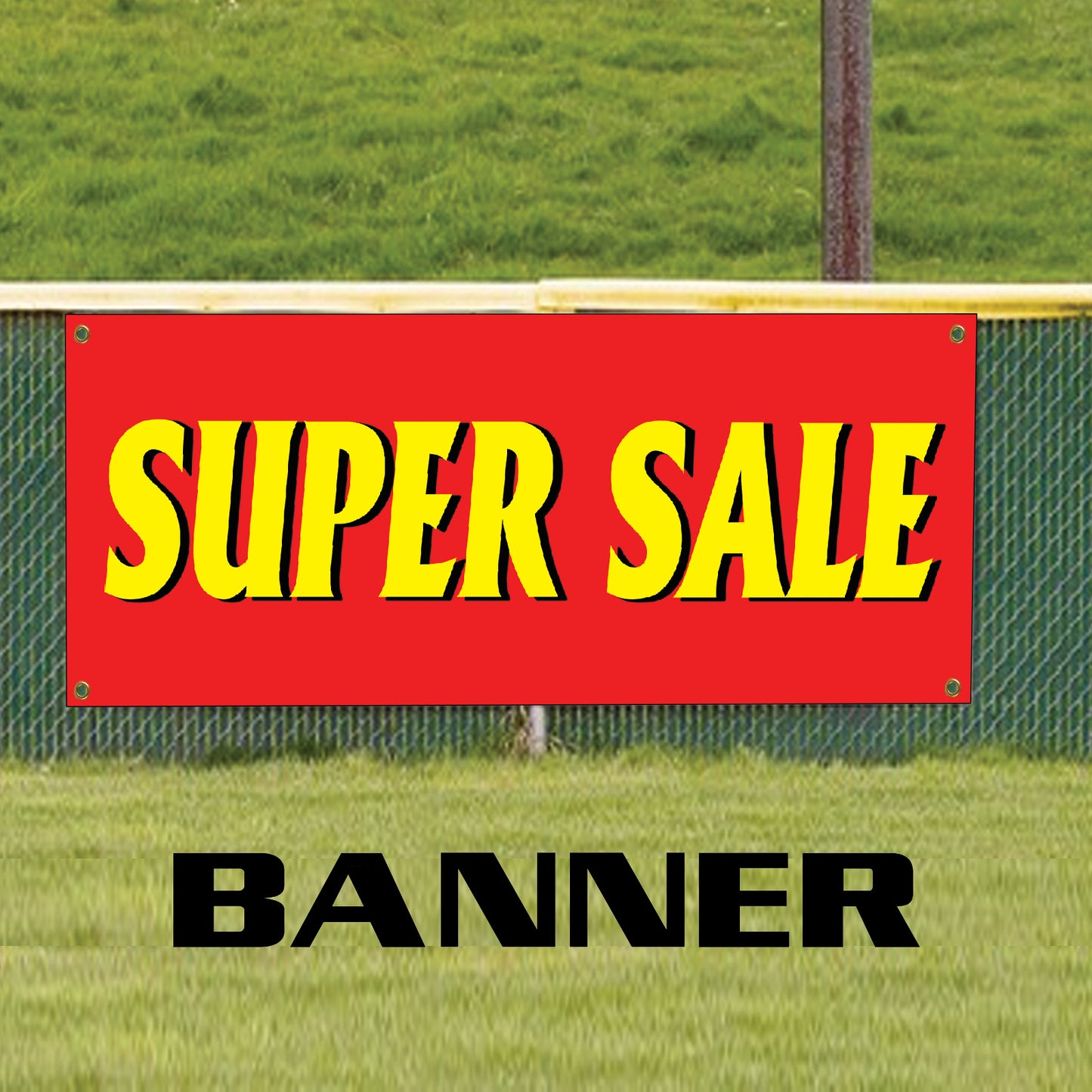 Super sale vinyl printed banner sign