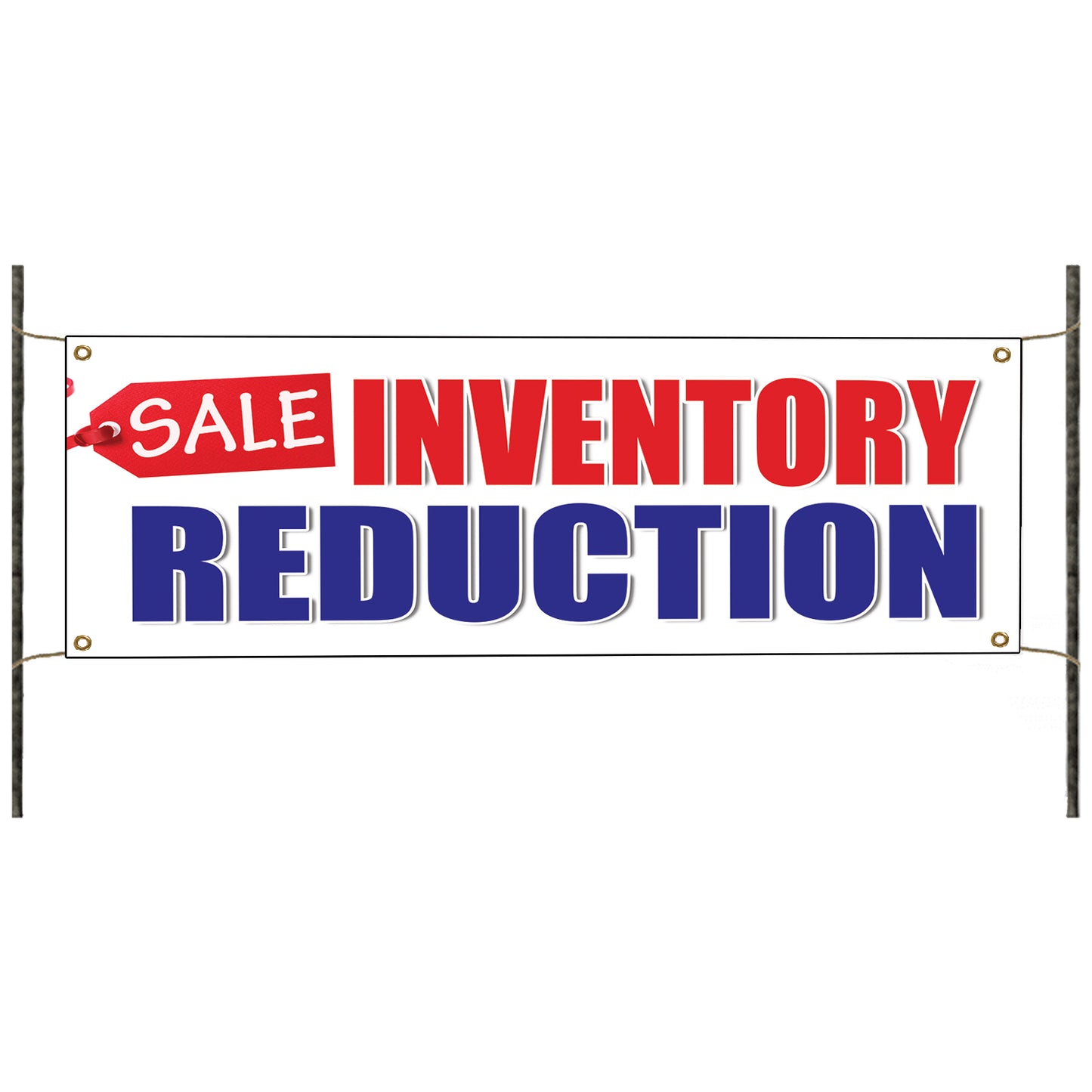 Sale inventory reduction vinyl printed banner sign