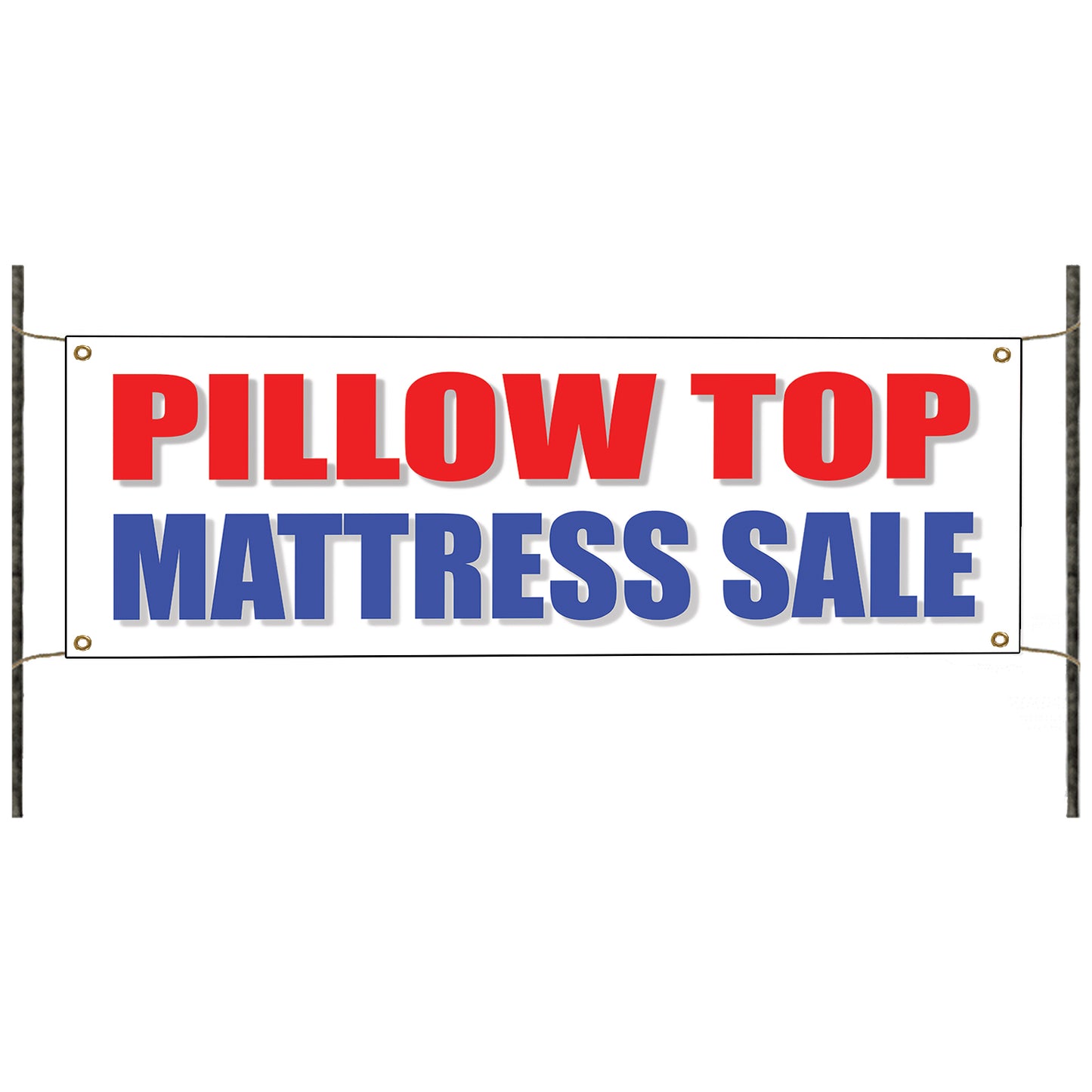 Pillow top mattress sale vinyl printed banner sign