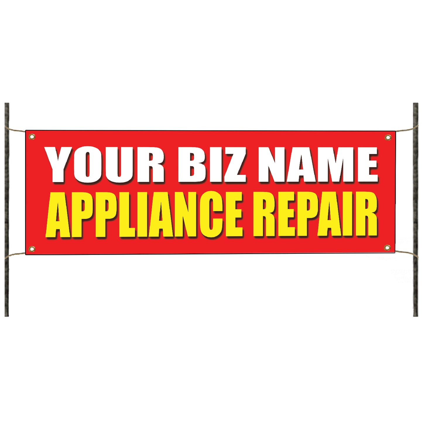 Your Biz Name Appliance Repair Vinyl Banner Sign