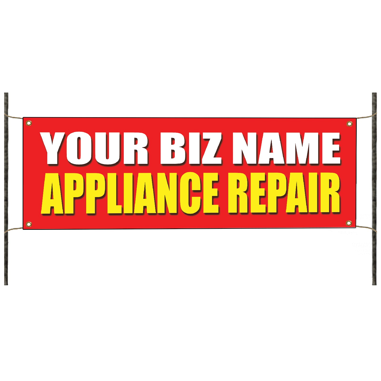 Your Biz Name Appliance Repair Vinyl Banner Sign