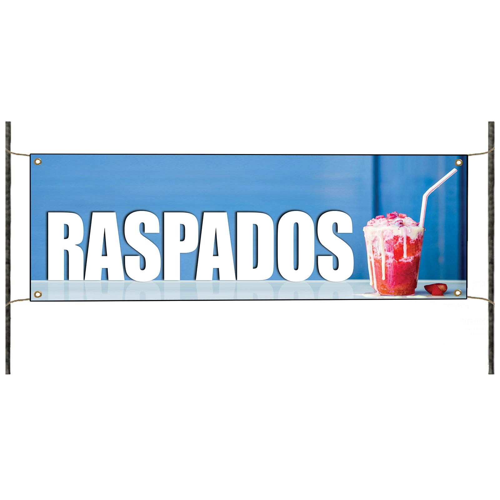 Raspados Vinyl Banner Sign