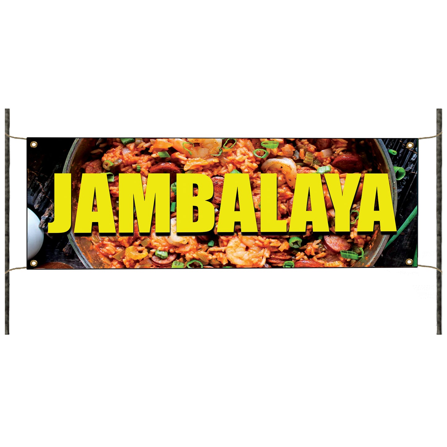 Jambalaya Vinyl Banner Sign