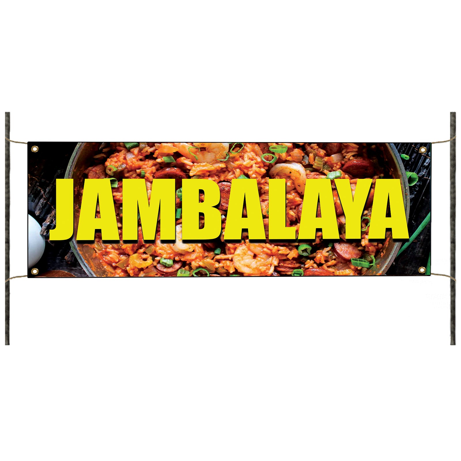 Jambalaya Vinyl Banner Sign