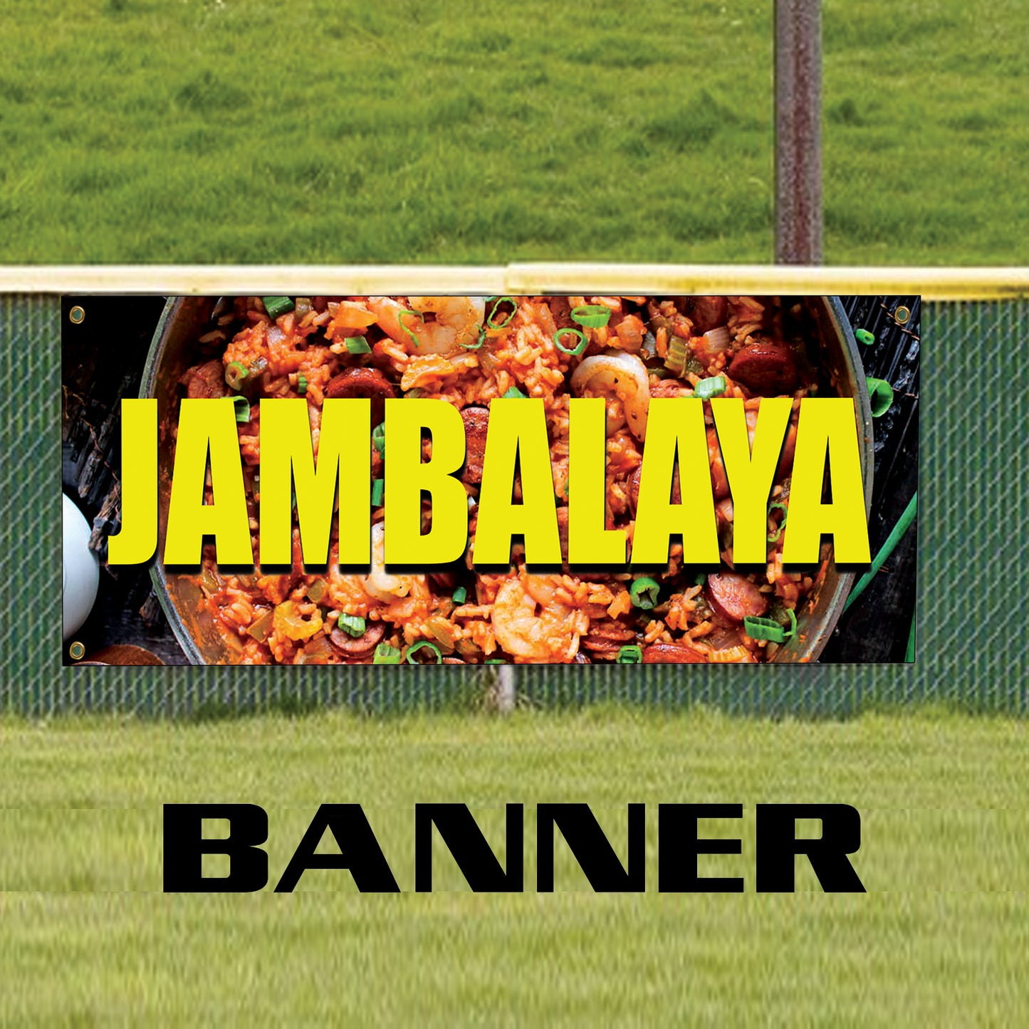 Jambalaya Vinyl Banner Sign