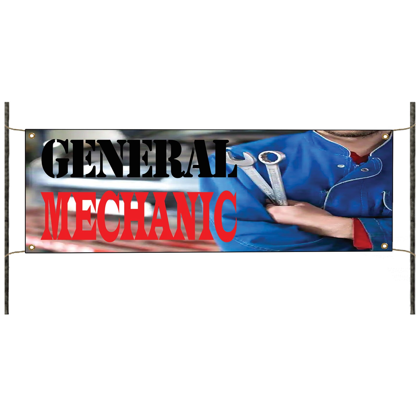 General Mechanic Vinyl Banner Sign