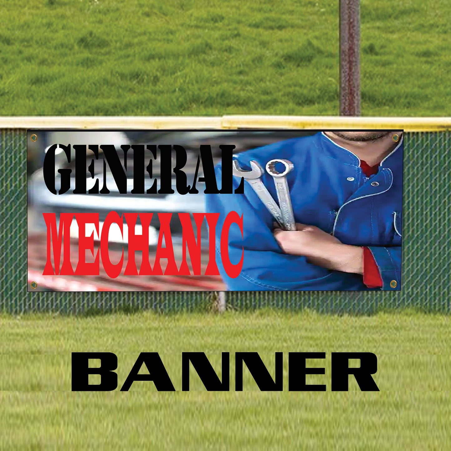 General Mechanic Vinyl Banner Sign