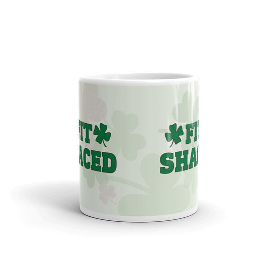 Fit Shaced Drinking Irish Shamrock Funny Coffee Tea Ceramic Mug/Cup
