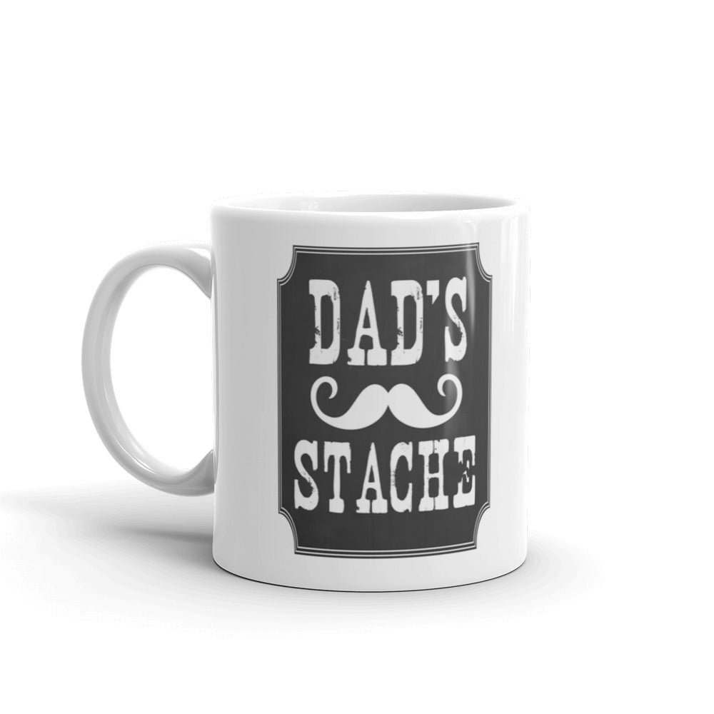 Dad's Stache Father's Day Coffee Tea Ceramic Mug/Cup Gift