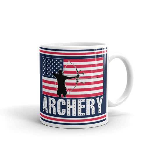 Archery Accessories American Pride Archery Coffee Tea Ceramic Mug/Cup