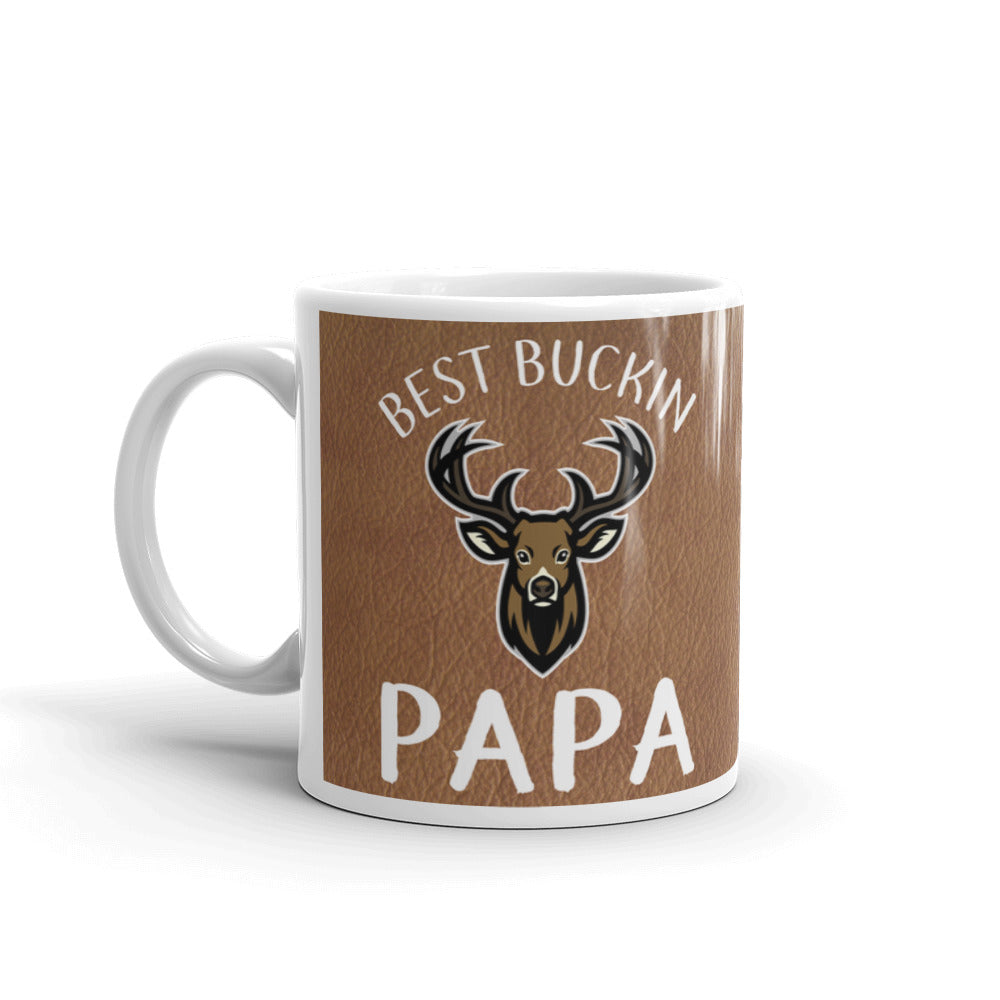Best Buckin' Papa Coffee Tea Ceramic Mug/Cup