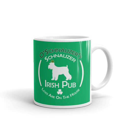 St Patrick's Day O'Schnauzer's Schnauzer Irish Pub Coffee Tea Ceramic Mug/Cup